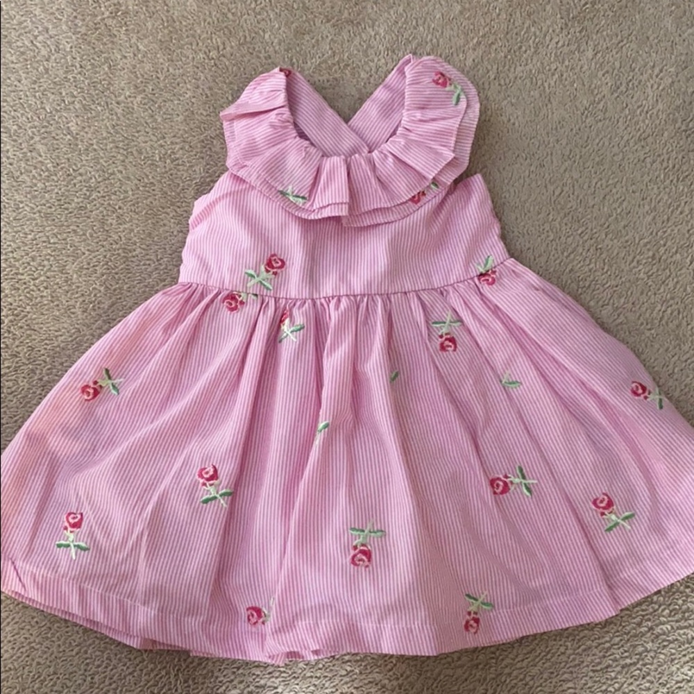 Pink baby girl dress